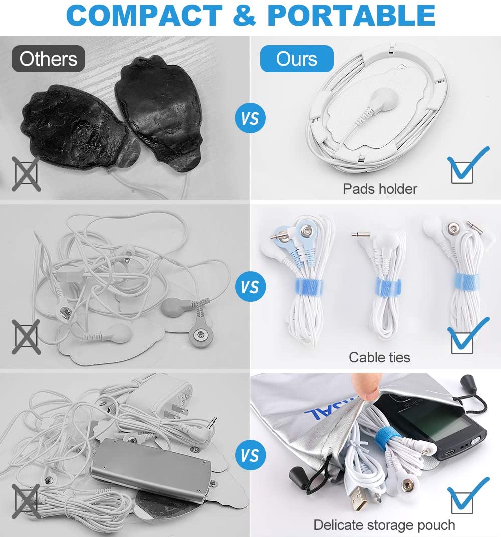 Electro Estimulador Muscular -Para Dolor de espalda Y Fuerza Muscular-