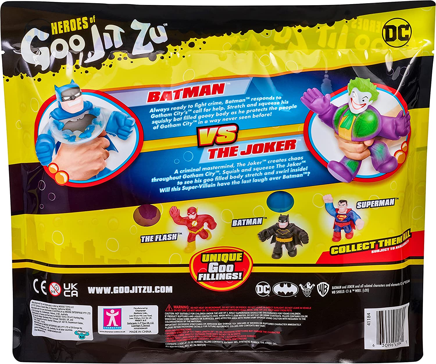 Heroes Goo Jit Zu DC Pack Batman vs Acertijo o Joker pack x2
