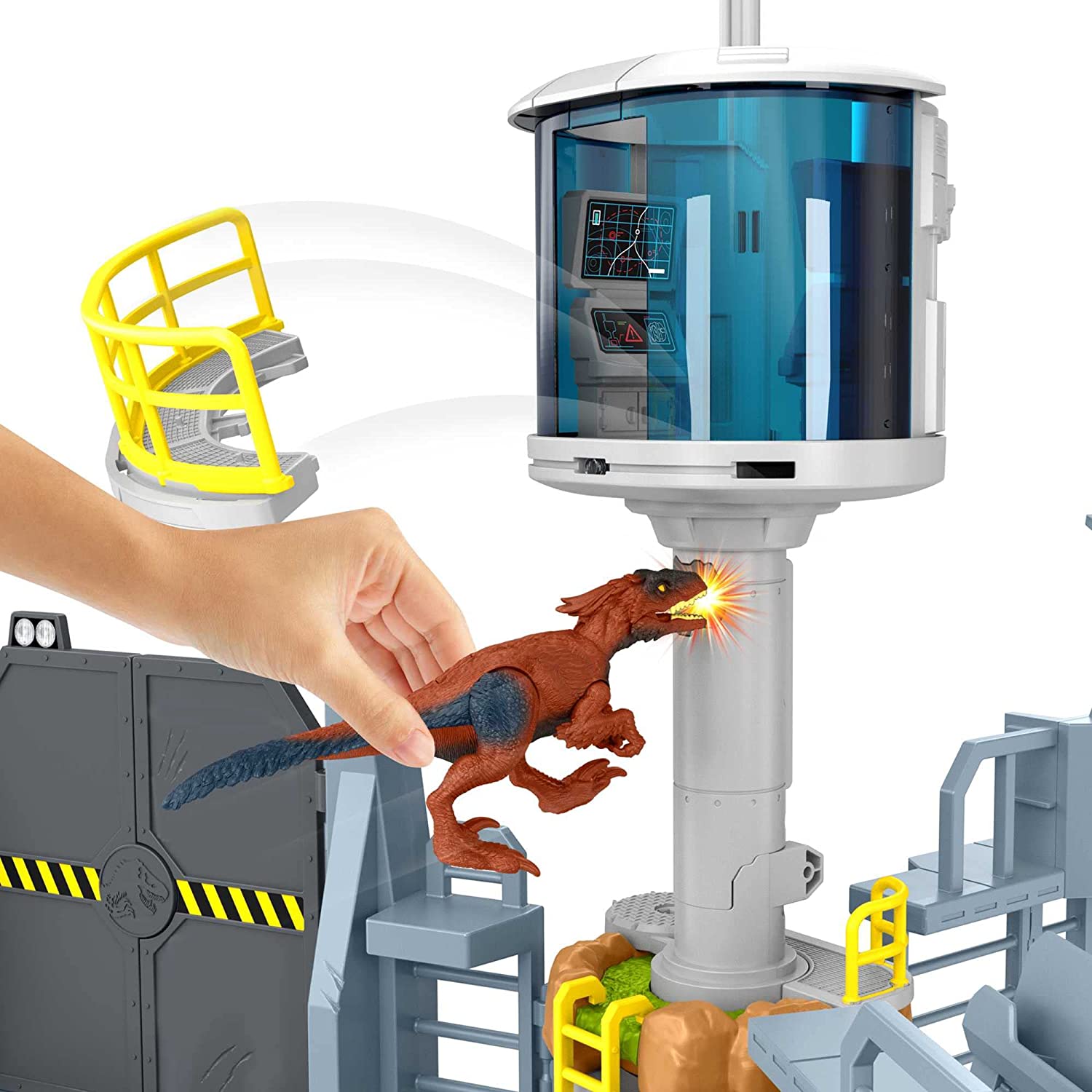 Jurassic World -Juego de  Construccion- Con 2 Figuras