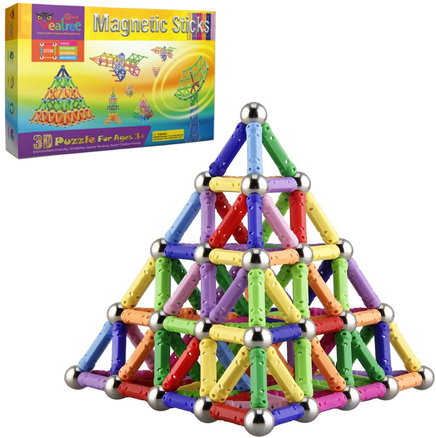 Magnetic Sticks 160 Piezas