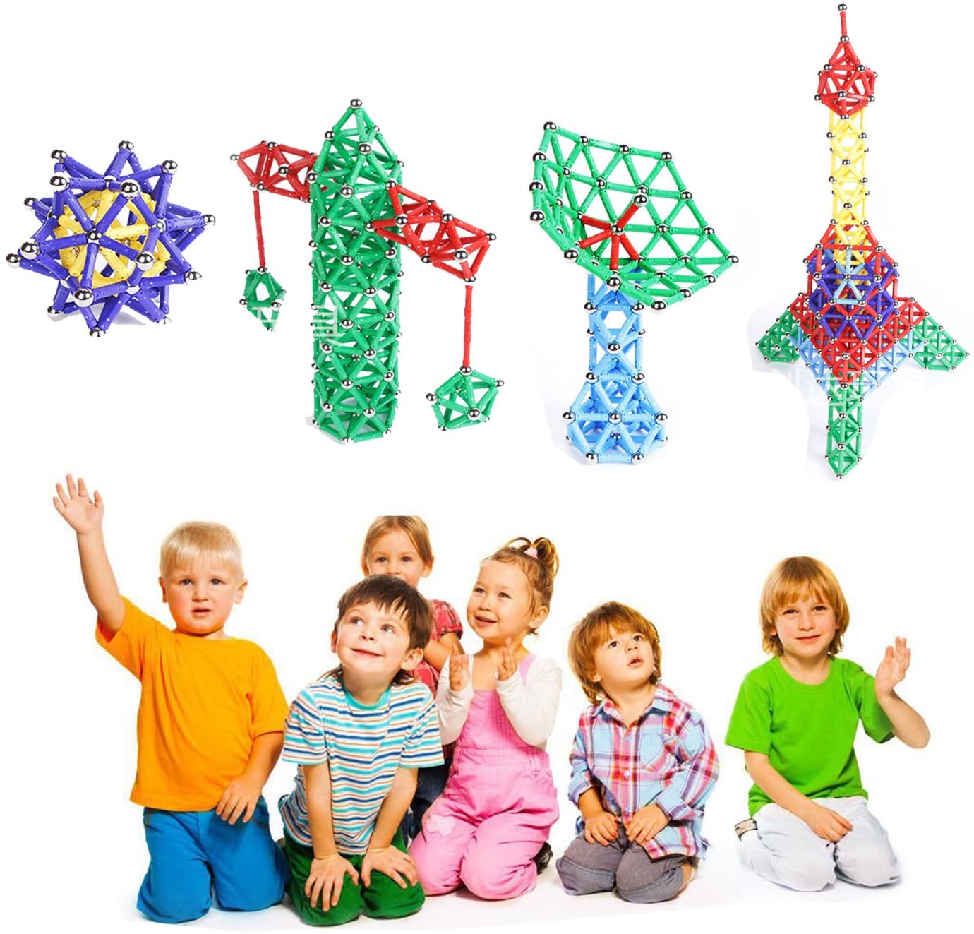 Magnetic Sticks 160 Piezas