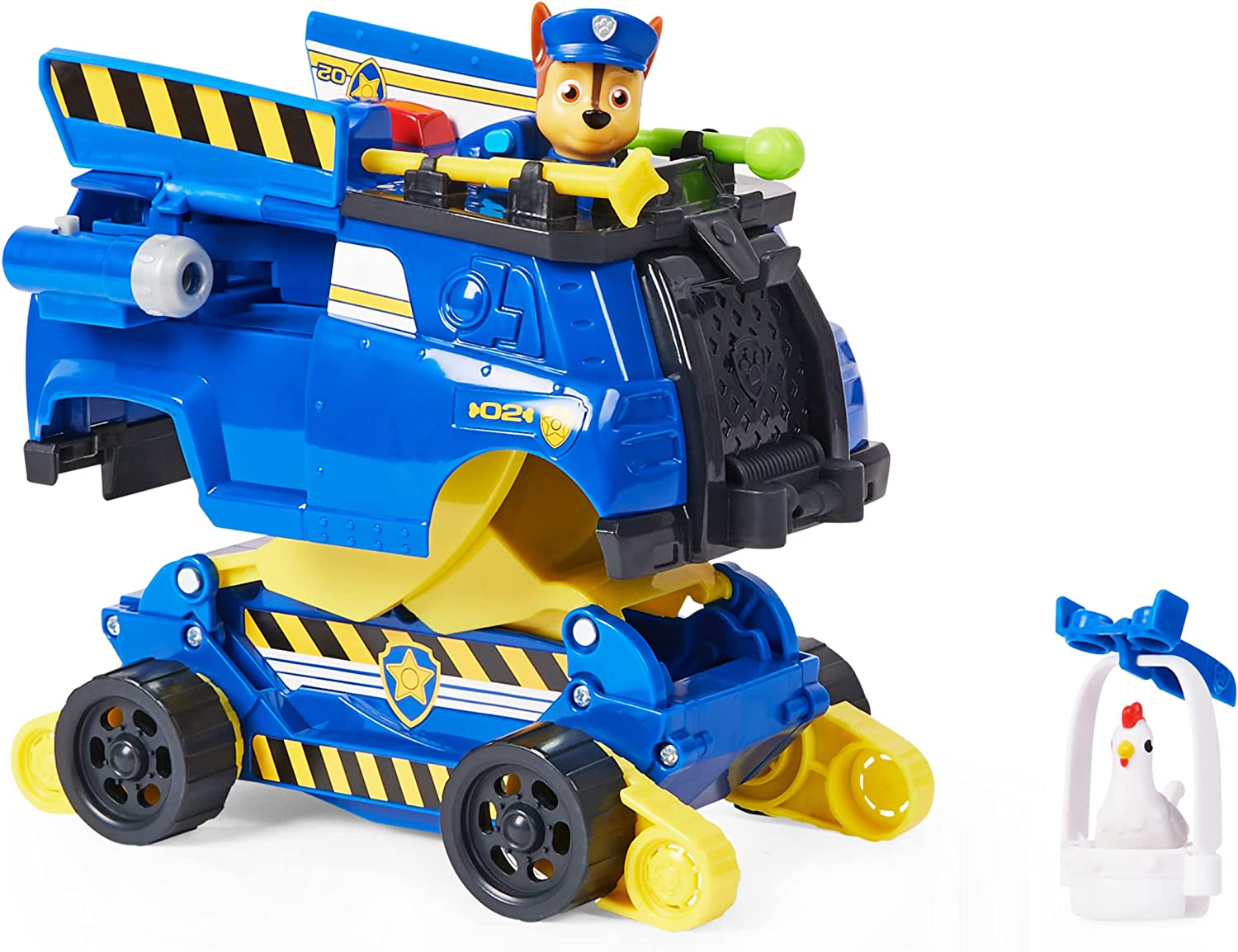 Paw Patrol Coche Transformador Con Figura Y Mas