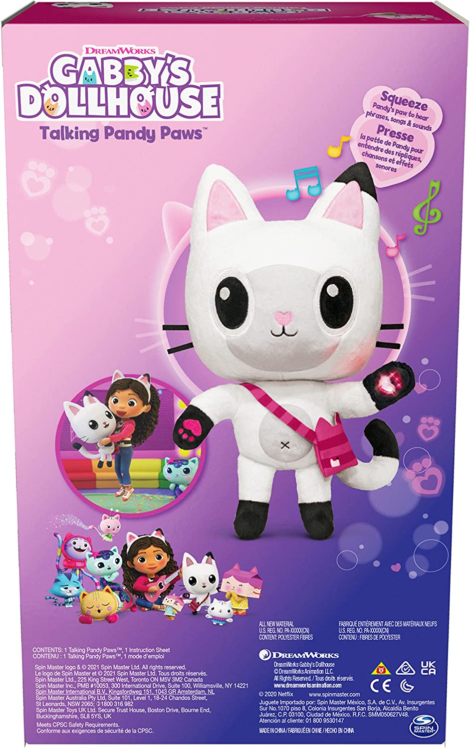 Gabby's Dollhouse Peluche Con Sonido Y Luces