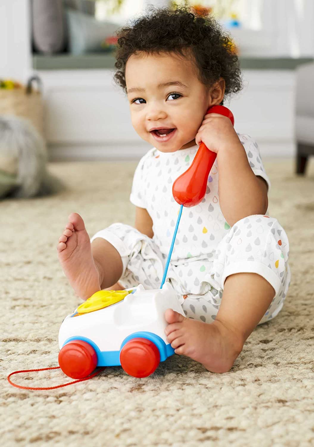 Fisher Price Teléfono De Arrastre Infantil